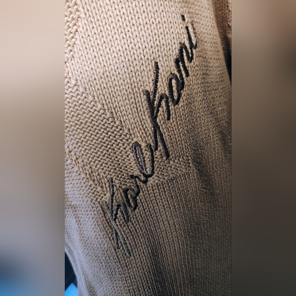 Karl Kani Tan Knit Sweater. Please See Pictures For Details. - Picture 3 of 12